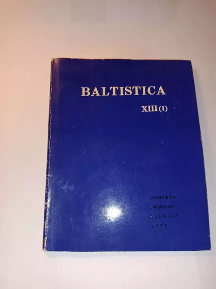Baltistica XIII (1) - Autorių Kolektyvas, knyga