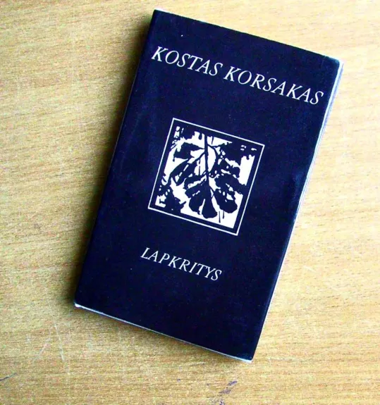 Lapkritys - Kostas Korsakas, knyga