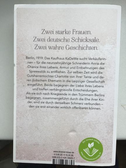 Zwei Handvoll Leben - Katharina Fuchs, knyga 1