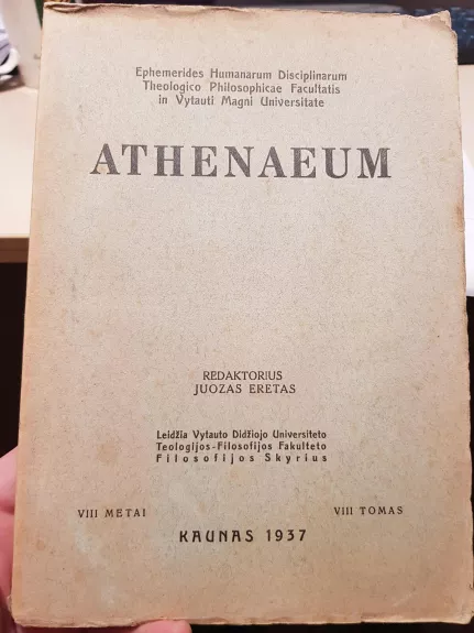 Athenaeum, 1937