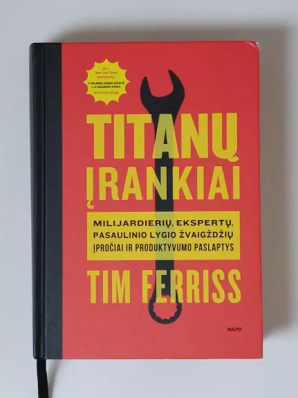 Titanų įrankiai - Tim Ferriss, knyga