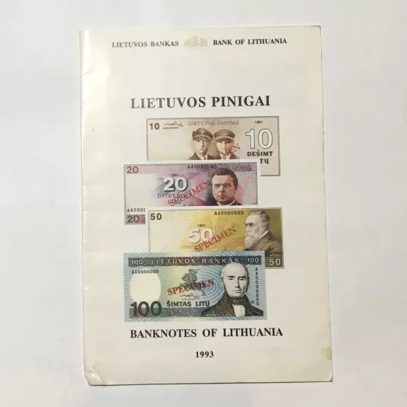 Lietuvos pinigai – Banknotes of Lithuania - Autorių Kolektyvas, knyga