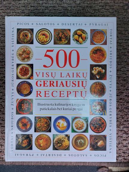 500 visų laikų geriausių receptų