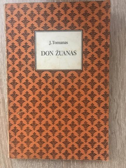 Don Žuanas - Josefas Tomanas, knyga