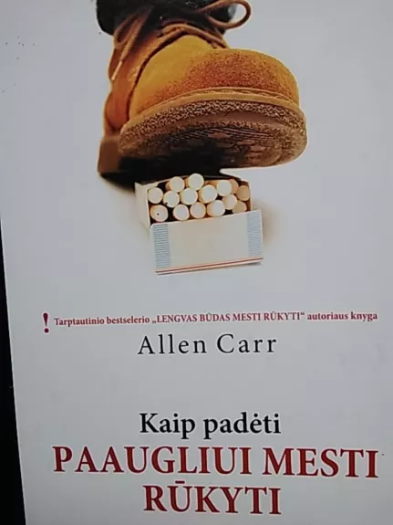 Kaip padėti paaugliui mesti rūkyti - Allen Carr, knyga