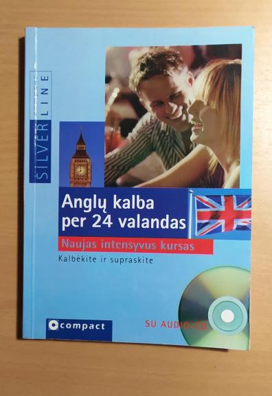 Anglų kalba per 24 valandas + CD - Evan Frendo, knyga 1