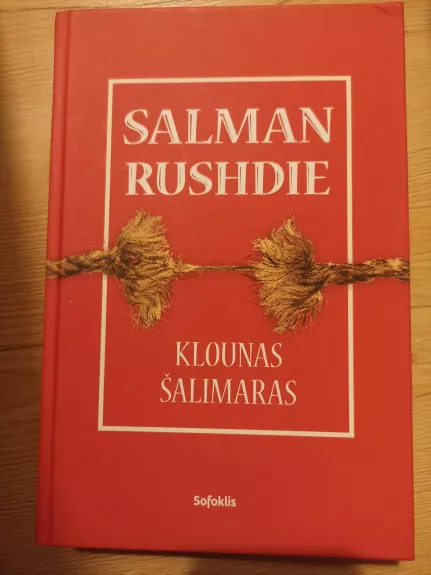 Klounas Šalimaras - Salman Rushdie, knyga