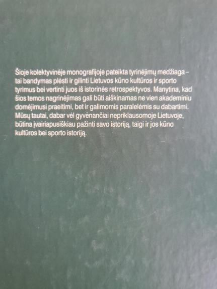 Lietuvos kūno kultūros ir sporto istorija