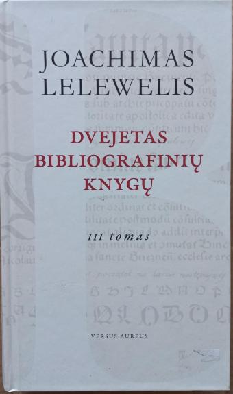 Dvejetas bibliografinių knygų III tomas