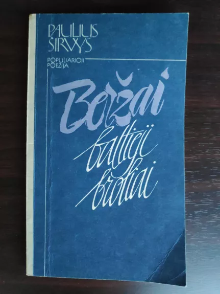 Beržai baltieji broliai - Paulius Širvys, knyga