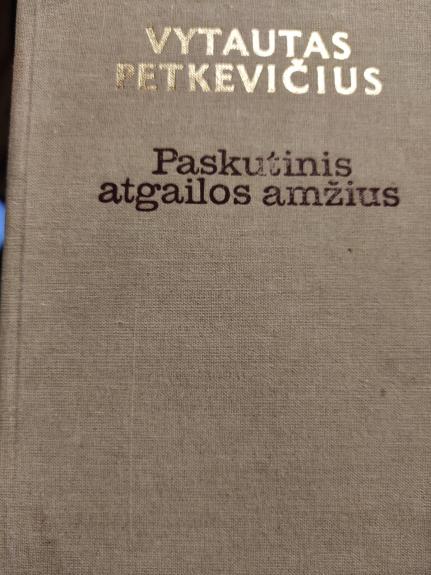 Paskutinis atgailos amžius