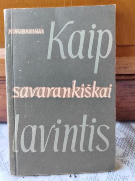 Kaip savarankiškai lavintis - N. Rubakinas, knyga