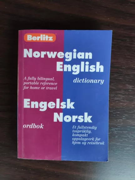 Norwegian-English Dictionary Engelsk-Norsk Ordbok