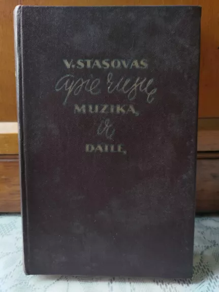 Apie rusų muziką ir dailę - V. Stasovas, knyga