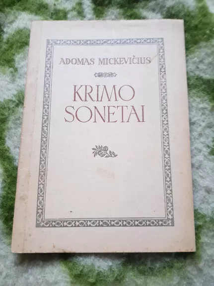Krimo sonetai - Adomas Mickevičius, knyga