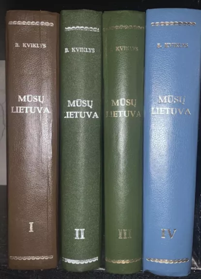 Mūsų Lietuva Visi 4 tomai