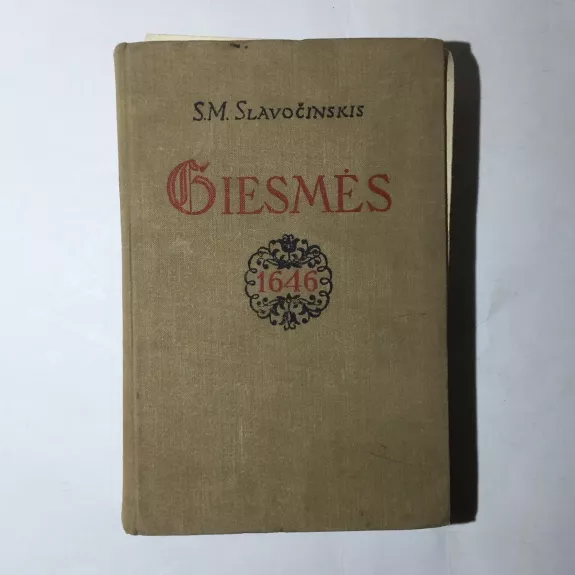 Giesmės tikėjimui katalickam priderančios - S.M. Slavočinskis, knyga