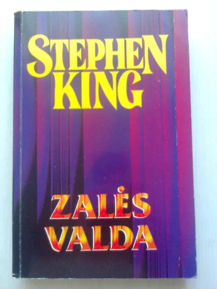 Zalės valda - Stephen King, knyga