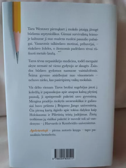 Apsviestoji - Tara Westover, knyga 1