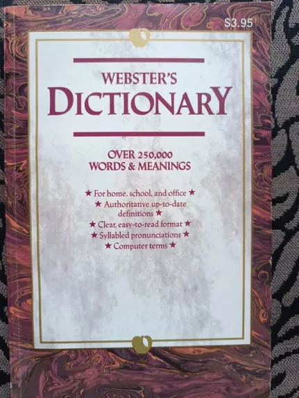 Webster's Dictionary - Autorių Kolektyvas, knyga