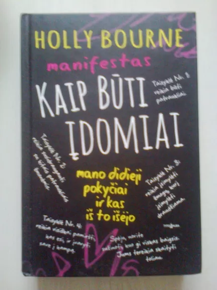 Manifestas, kaip būti įdomiai - Holly Bourne, knyga