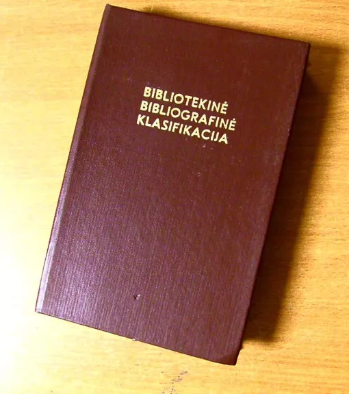 Bibliotekinė bibliografinė klasifikacija