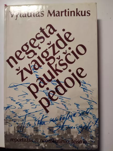 Negęsta žvaigždė paukščio pėdoje - Vytautas Martinkus, knyga