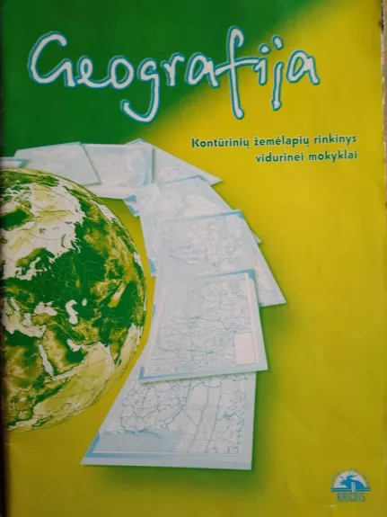 Kontūrinių žemėlapių rinkinys vidurinei mokyklai