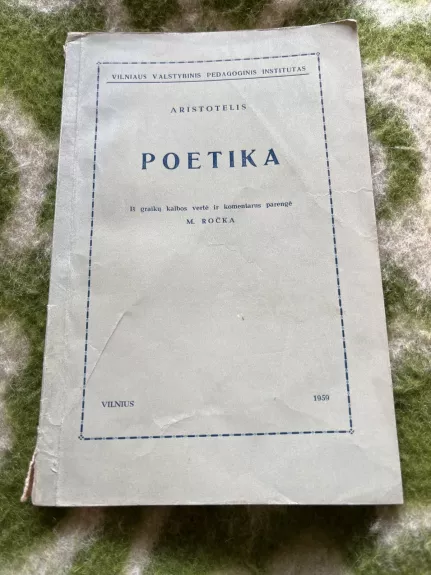 Poetika -  Aristotelis, knyga