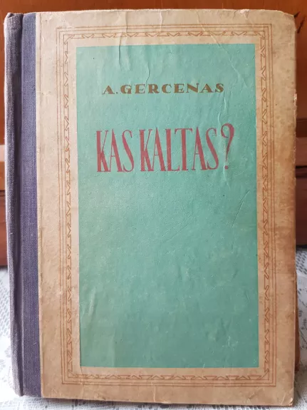 Kas kaltas? - Aleksandras Gercenas, knyga