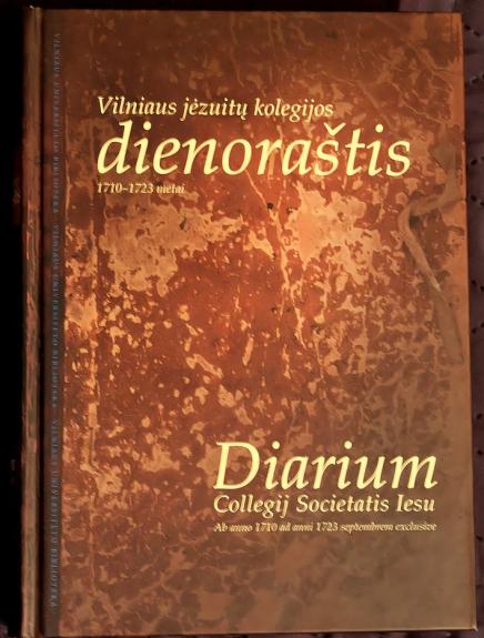 Vilniaus jėzuitų kolegijos dienoraštis (1710-1723 metai)