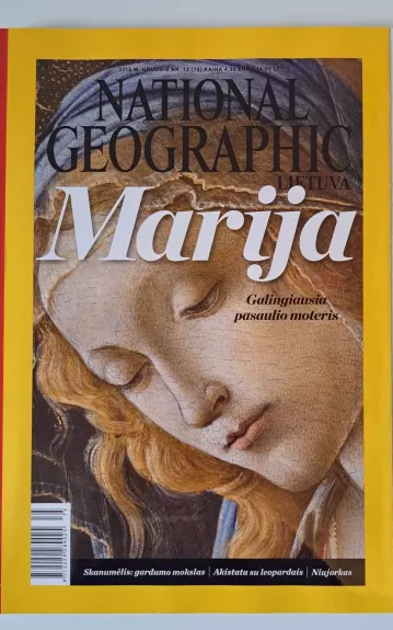 National geografic Lietuva Marija 2015 m. Nr. 12