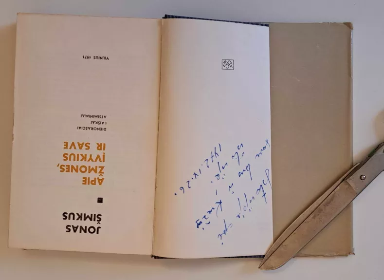 Apie žmones, įvykius ir save