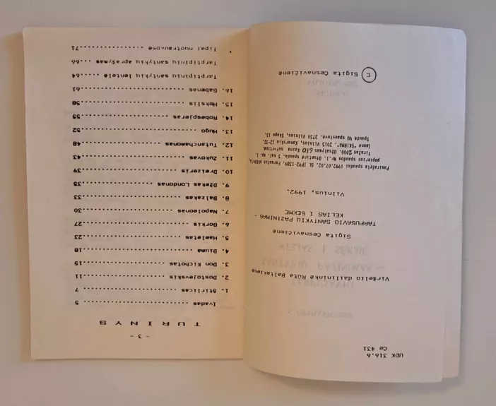 Tarpusavio santykių pažinimas-kelias į sėkmę