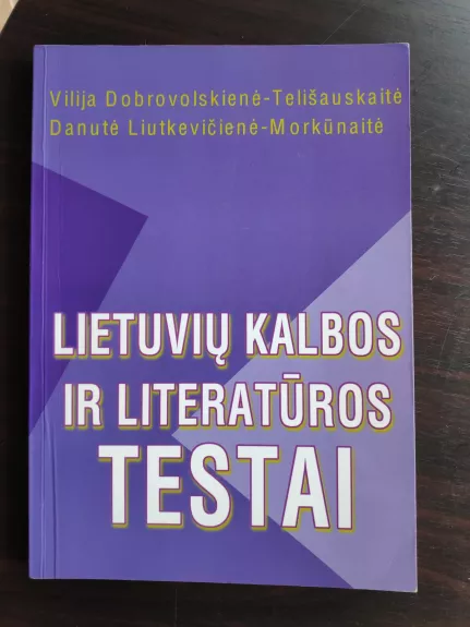 Lietuvių kalbos ir literatūros testai