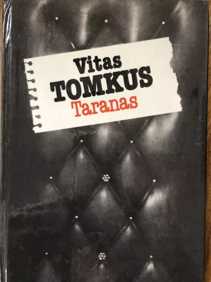 Taranas - Vitas Tomkus, knyga