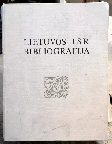 Lietuvos TSR bibliografija. Knygos lietuvių kalba (2 tomai)