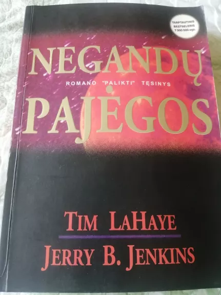 Negandų pajėgos - Tim Lahaye, Jerry B.  Jenkins, knyga