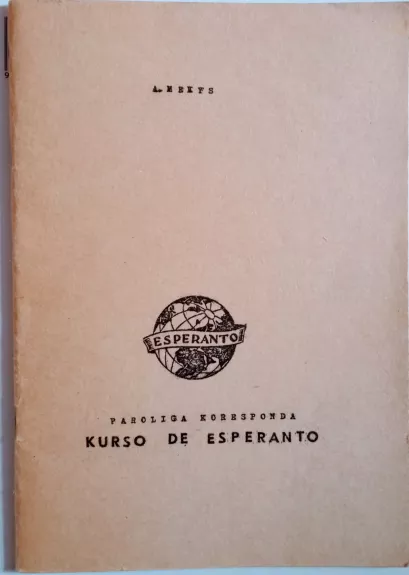 Tarptautinis esperanto kalbos elementarus kursas/ Paroliga koresponda kurso de seperanto
