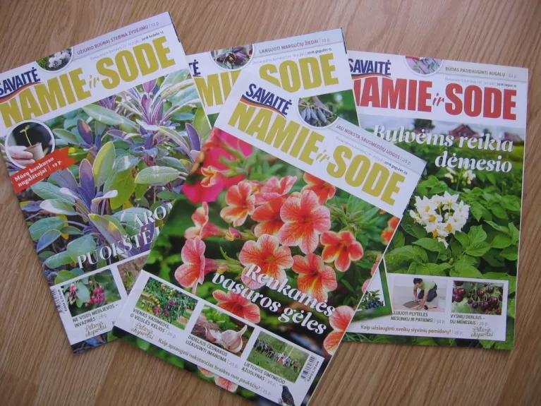 Savaitė Namie ir sode 2018 m. Nr. 4(16), 2019 m. Nr. 18(170)