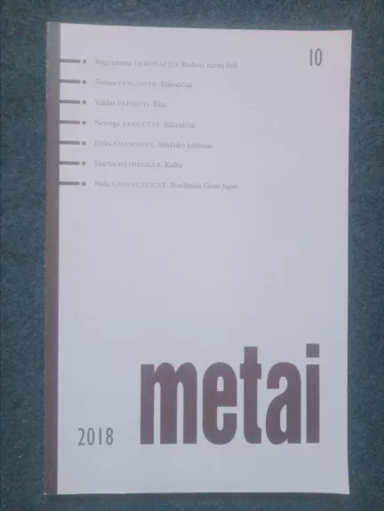 Metai, 2018 Nr.10