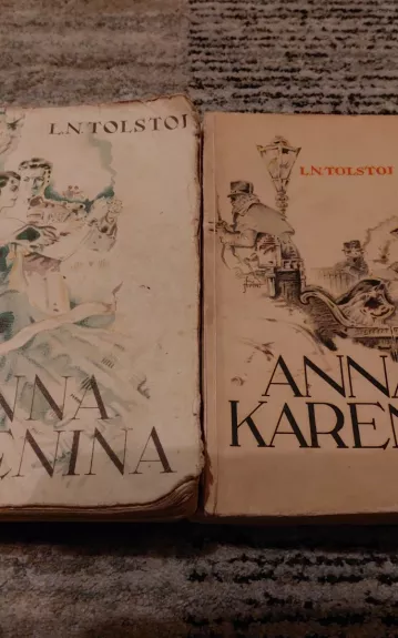 Ana Karenina I,II tomai (1941-43 metų leidinys) - Levas Tolstojus, knyga