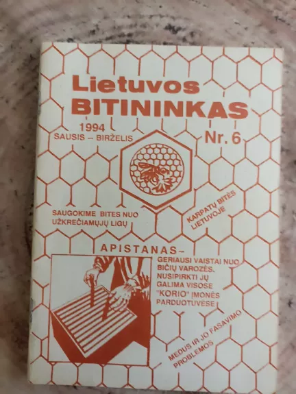 Lietuvos bitininkas 1994 sausis - birželis Nr.6