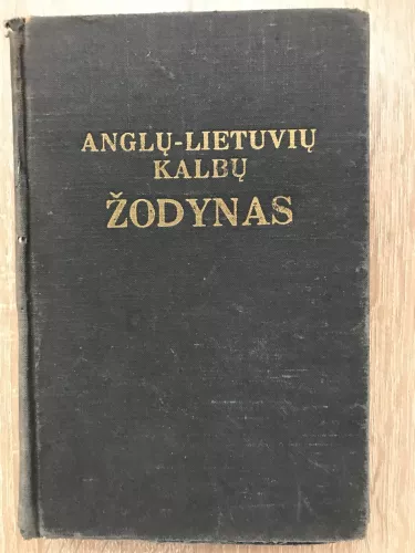 Anglų-lietuvių kalbų žodynas
