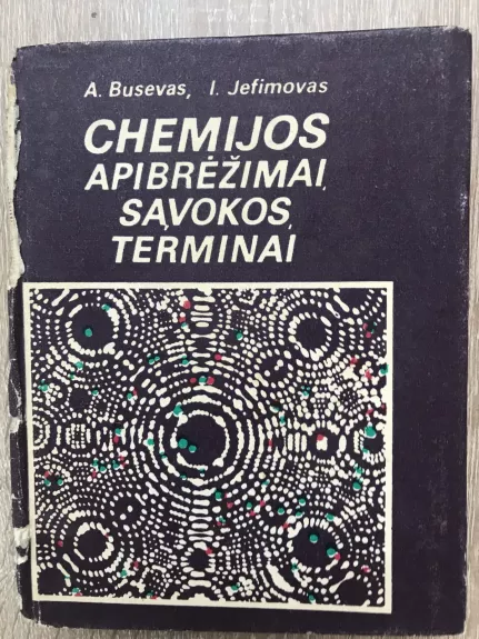 Chemijos apibrėžimai, sąvokos, terminai