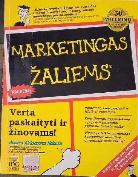 Marketingas žaliems - Aleksandras Hajamas, knyga
