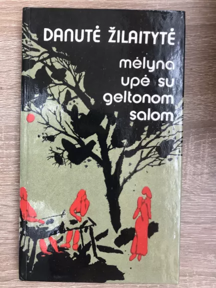 Mėlyna upė su geltonom salom