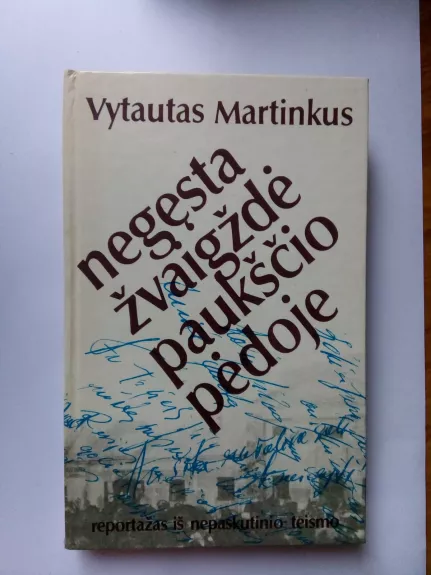 Negęsta žvaigždė paukščio pėdoje - Vytautas Martinkus, knyga