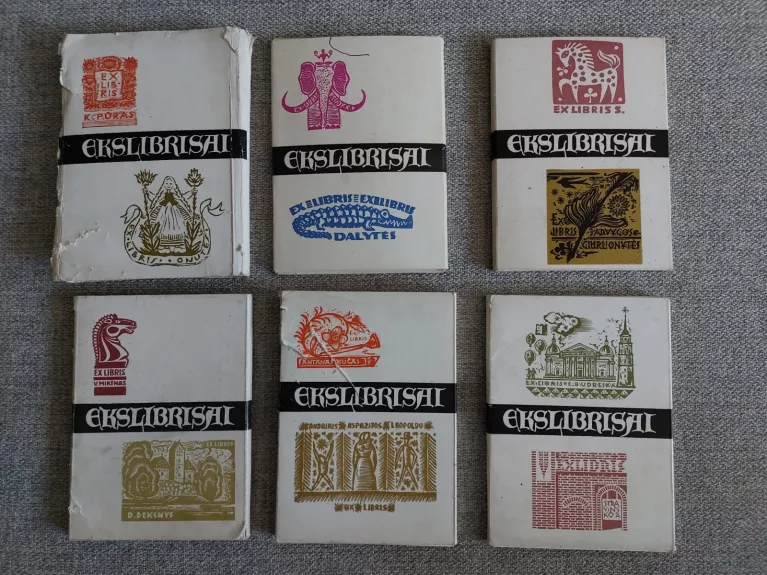 Atvirukų rinkinys-Ekslibrisai,1961 m