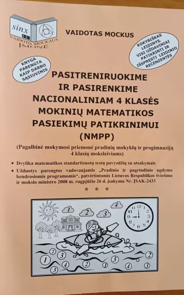 Pasitreniruokime ir pasirenkime nacionaliniam 4 klasės mokinių matematikos pasie kimų patikrinimui (NMPP) - Vaidotas Mockus, knyga